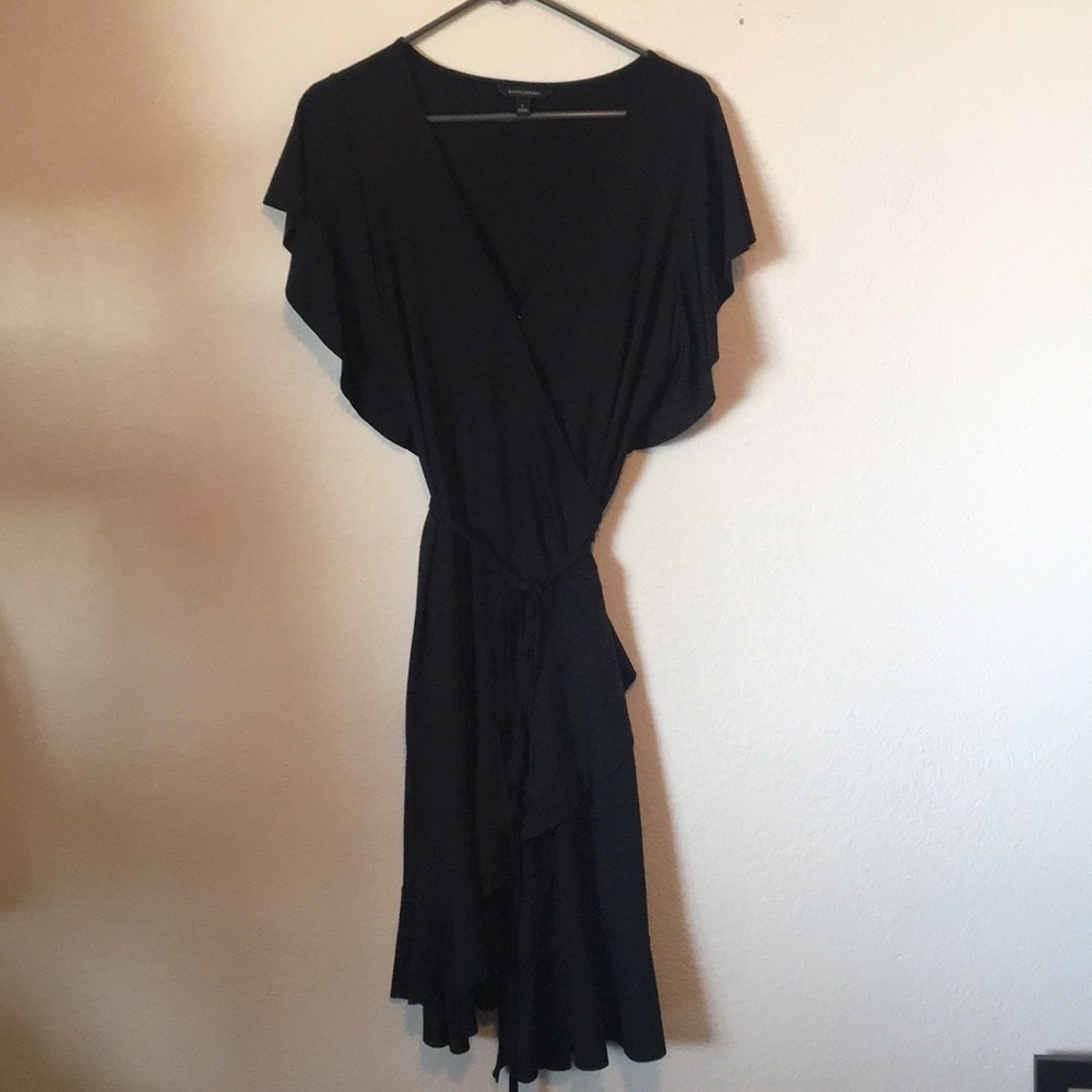 Banana Republic Flutter-Sleeve Wrap Dress